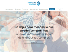 Tablet Screenshot of instantcredit.net